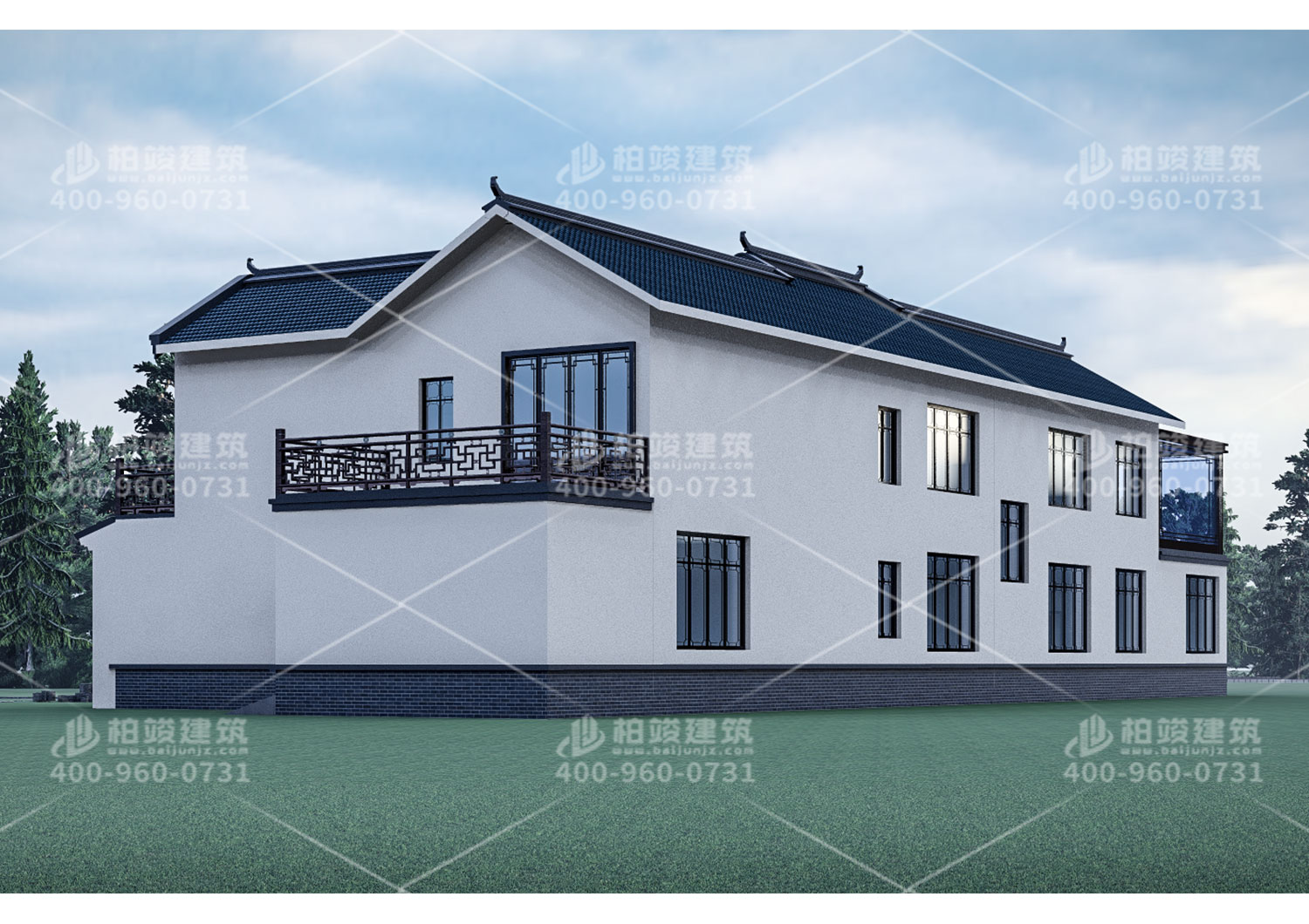 四川省巴中市王總定制的二層庭院別墅，風景宜人看過的人都愛不釋手。