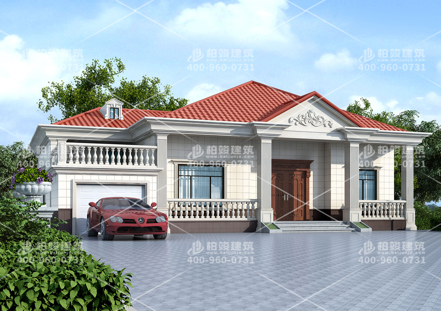 衡陽王總定制歐式一層自建房，小小房子，大設(shè)計。